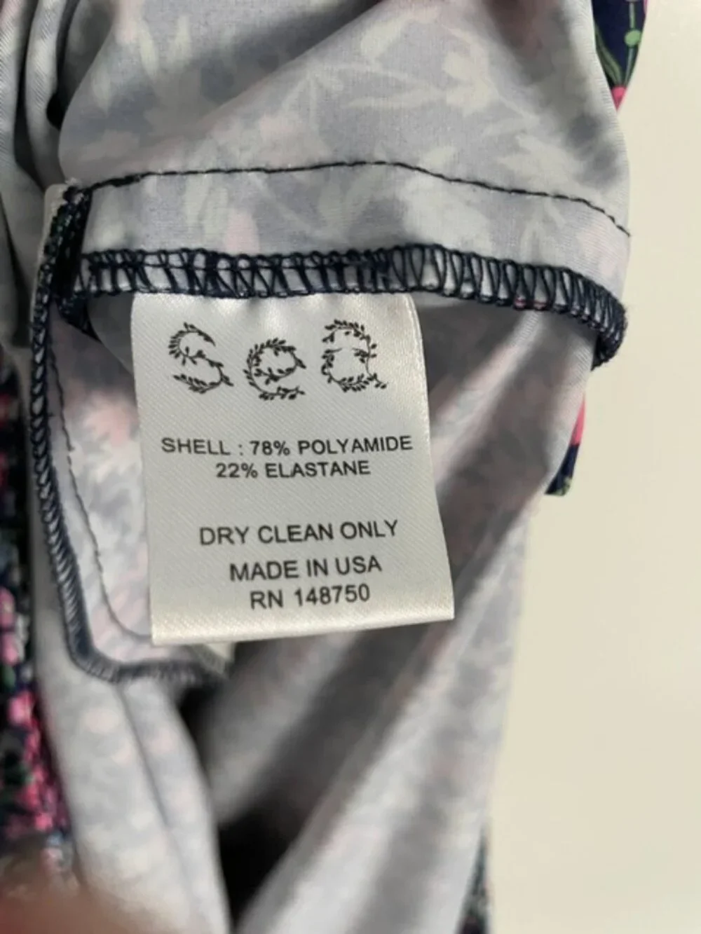 Sea New York Floral Shift Dress Small Retro Pockets Feminine RARE Flowers $495 - Picture 4 of 15